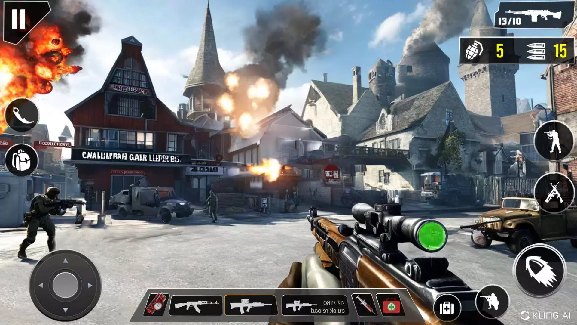 Gun Shooting 3d Shooter Games Schermafbeelding 3