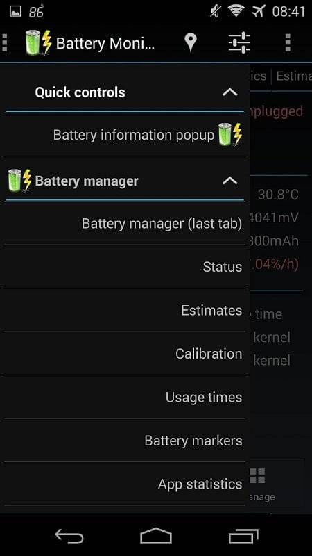 3C Battery Manager Ảnh chụp màn hình 1