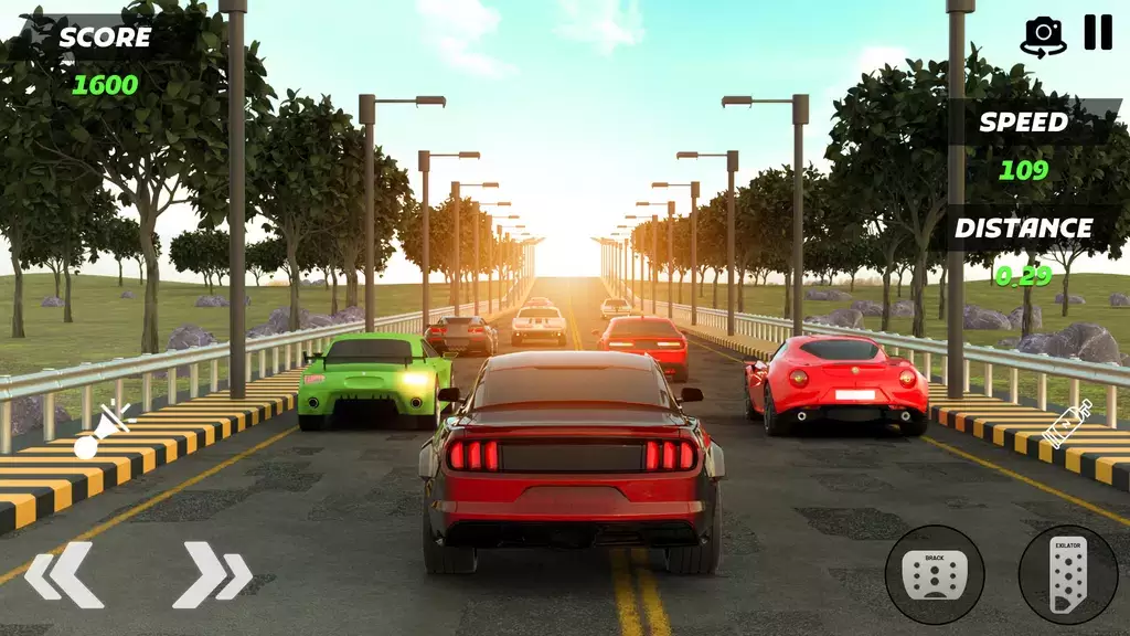 Turbo Traffic Car Racing Game ภาพหน้าจอ 3