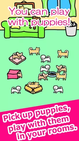 Play with Dogs - relaxing game Capture d'écran 1