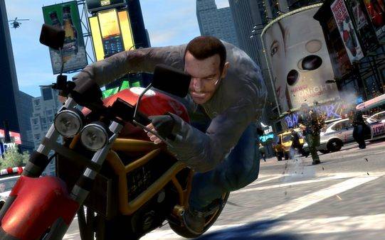 GTA 4 riding bike