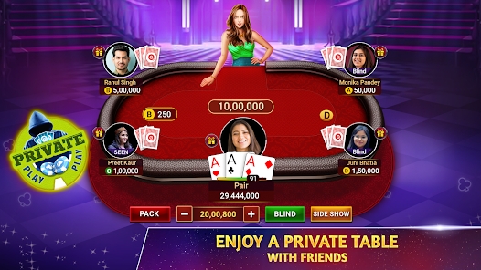 Teen Patti Octro 3 Patti Rummy Schermafbeelding 2