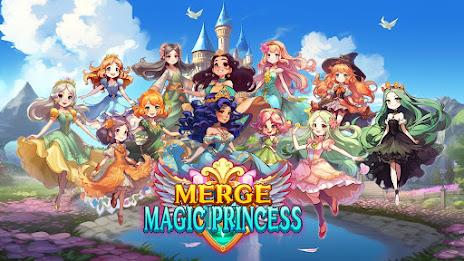 Merge Magic Princess: Tap Game ภาพหน้าจอ 0