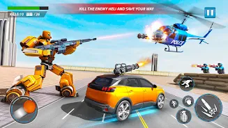 Prison Escape Robot Car Games स्क्रीनशॉट 2