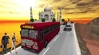 Indian Bus Driving Games Captura de tela 2