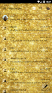 SMS Messages GlitterGold Glass應用截圖第2張