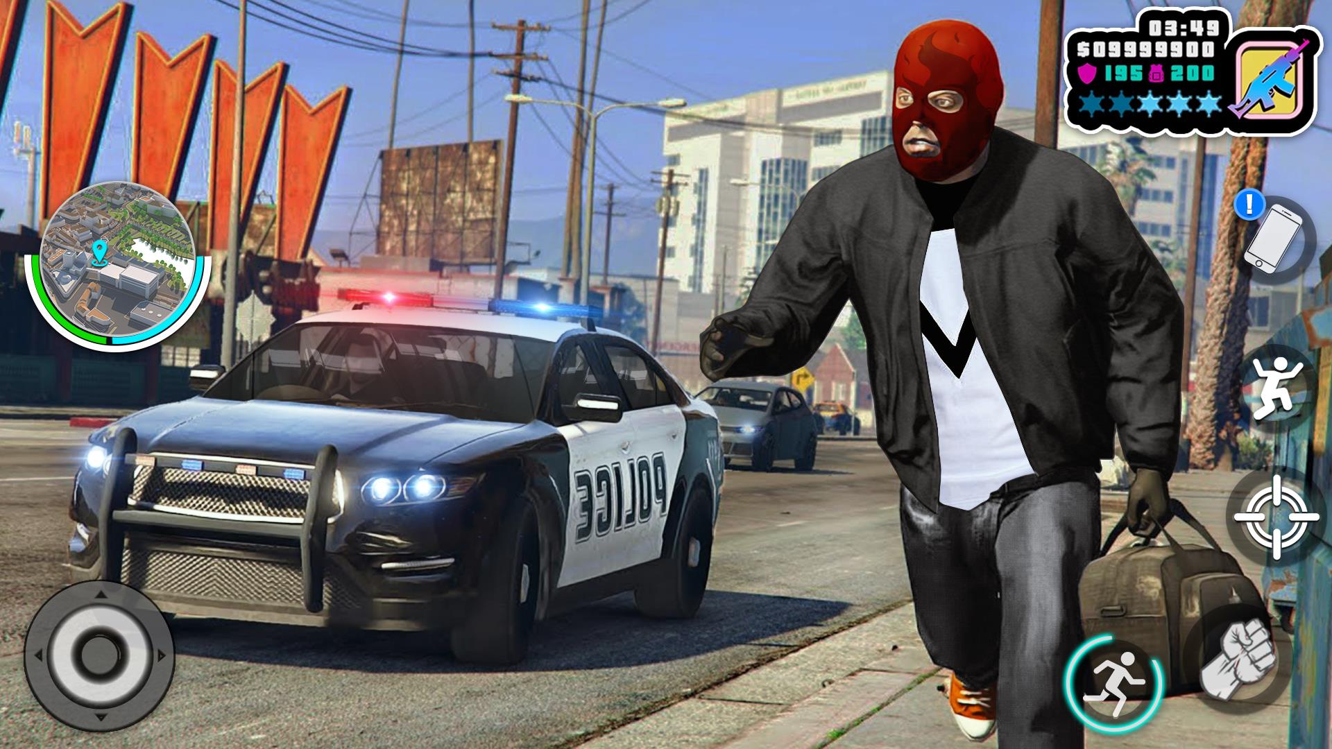 Gangster Theft Crime Simulator Schermafbeelding 1