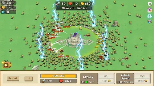 Empire Kingdom Idle Army TD Ảnh chụp màn hình 2