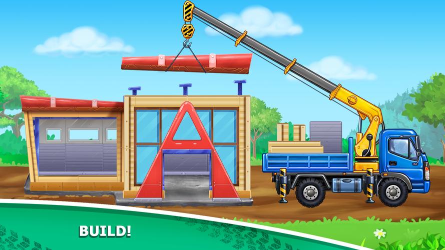 Kids truck games Build a house應用截圖第3張