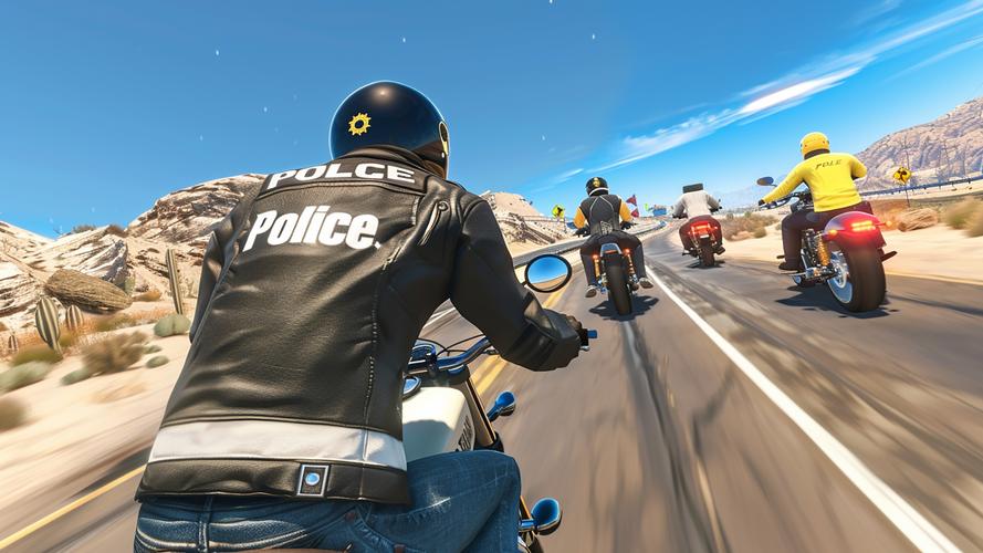 Police Bike Pursuit Highway應用截圖第1張