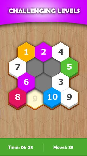 Hexa Sort Puzzle 스크린샷 1