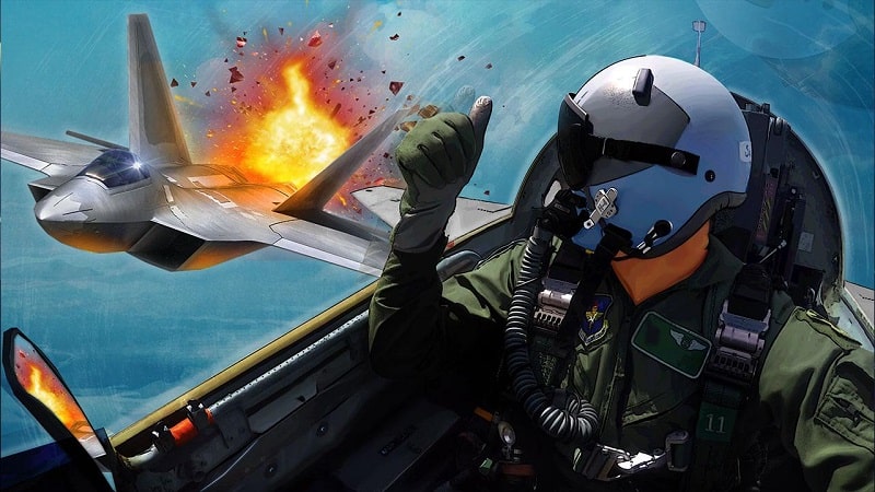 avion de combate:aéreo moderno Captura de pantalla 3
