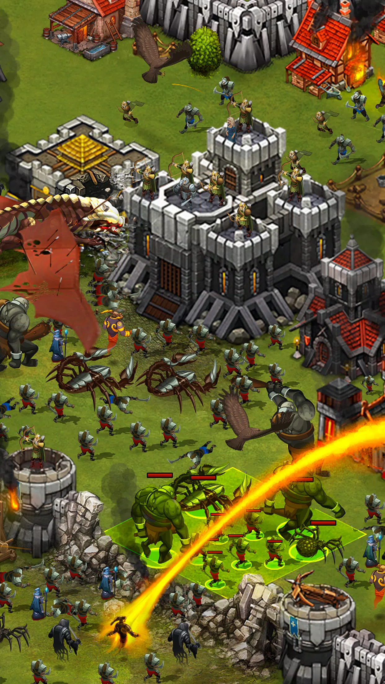Throne Rush ဖန်သားပြင်ဓာတ်ပုံ 2