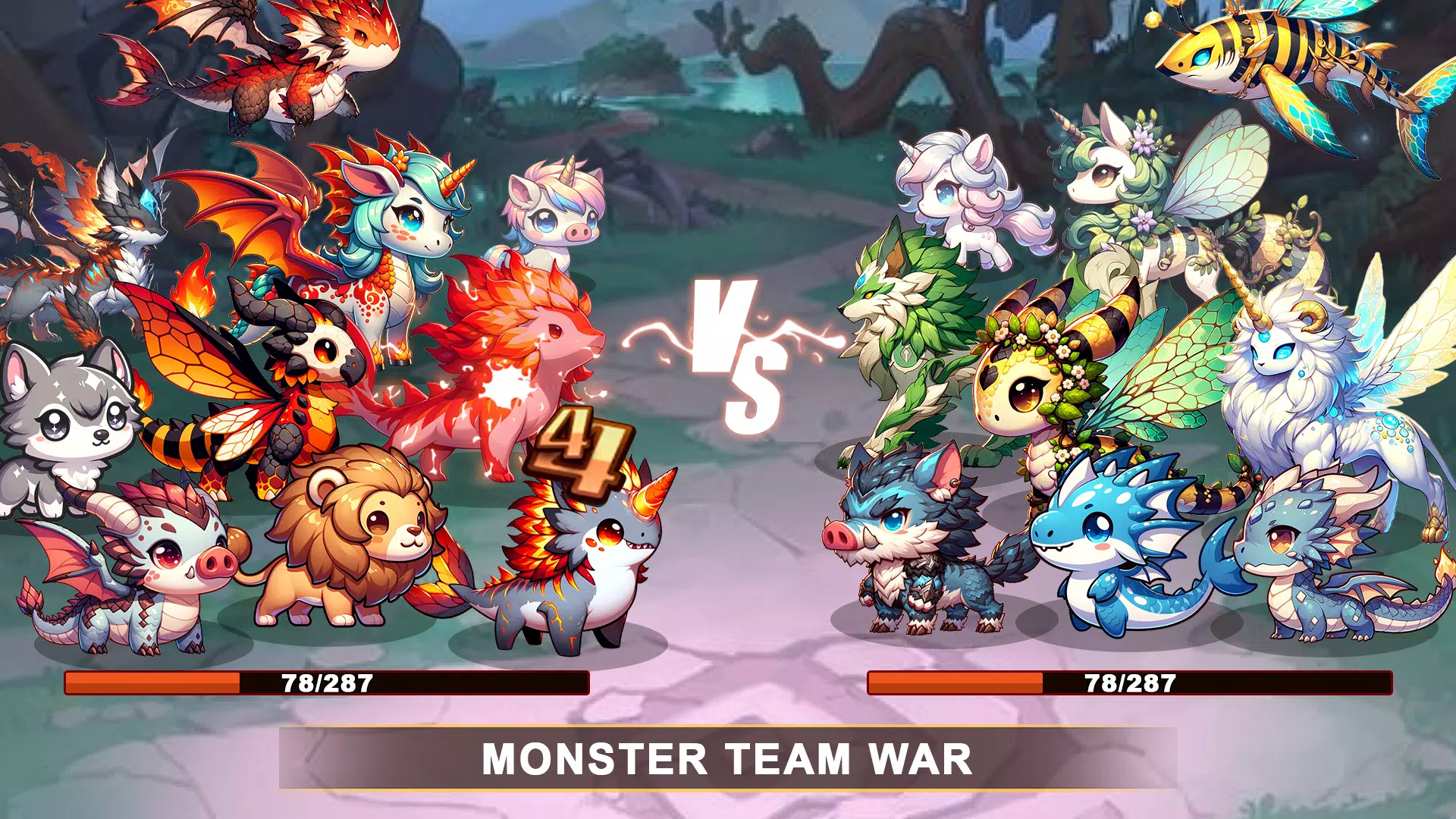 Master Fusion : Monster War স্ক্রিনশট 1