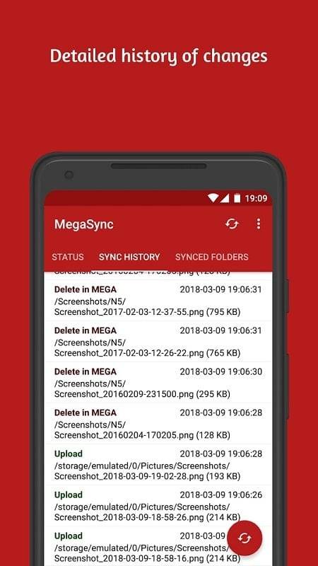 Autosync for MEGA - MegaSync Ekran Görüntüsü 0