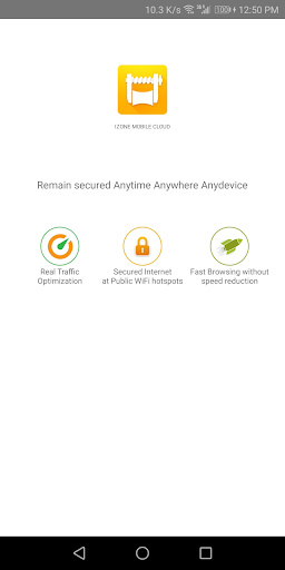 IZONE APP VPN Скриншот 0