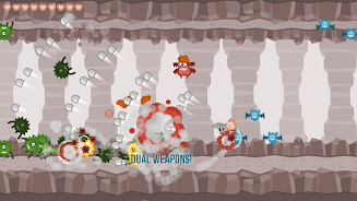 Cave Blast: Jetpack Shooter Ekran Görüntüsü 1