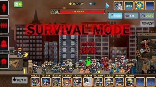 100 DAYS - Zombie Survival ภาพหน้าจอ 1