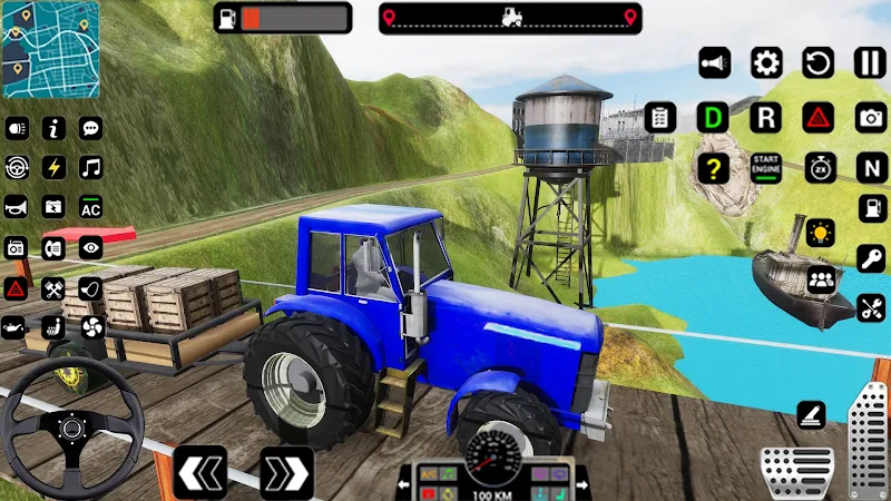 Tractor Trolly Driving Games スクリーンショット 1