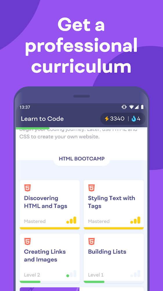 Mimo: Learn Coding Mod Ekran Görüntüsü 0