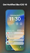 ios 16 lock screen 2023 Schermafbeelding 1