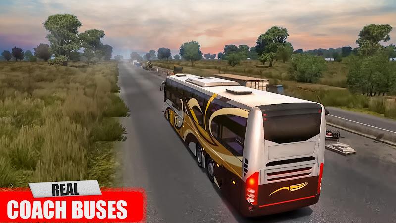 Euro Coach Bus Driving Games স্ক্রিনশট 2