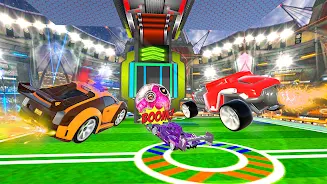 Schermata Rocket Car Soccer Ball Games 3