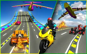 Rocket Car Racing Stunts স্ক্রিনশট 2