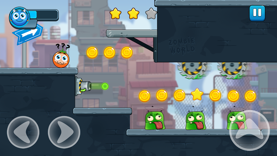 Ball Hero: Zombie city Mod ဖန်သားပြင်ဓာတ်ပုံ 3