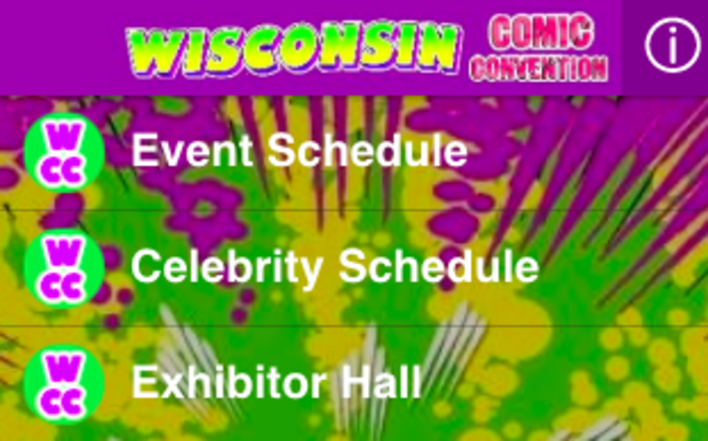 Wisconsin Comic Convention應用截圖第2張