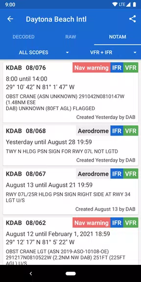 Avia Weather - METAR & TAF應用截圖第3張