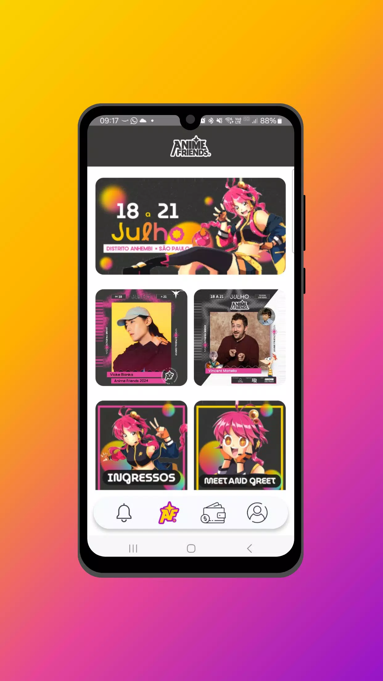 App Anime Friends Tangkapan skrin 1