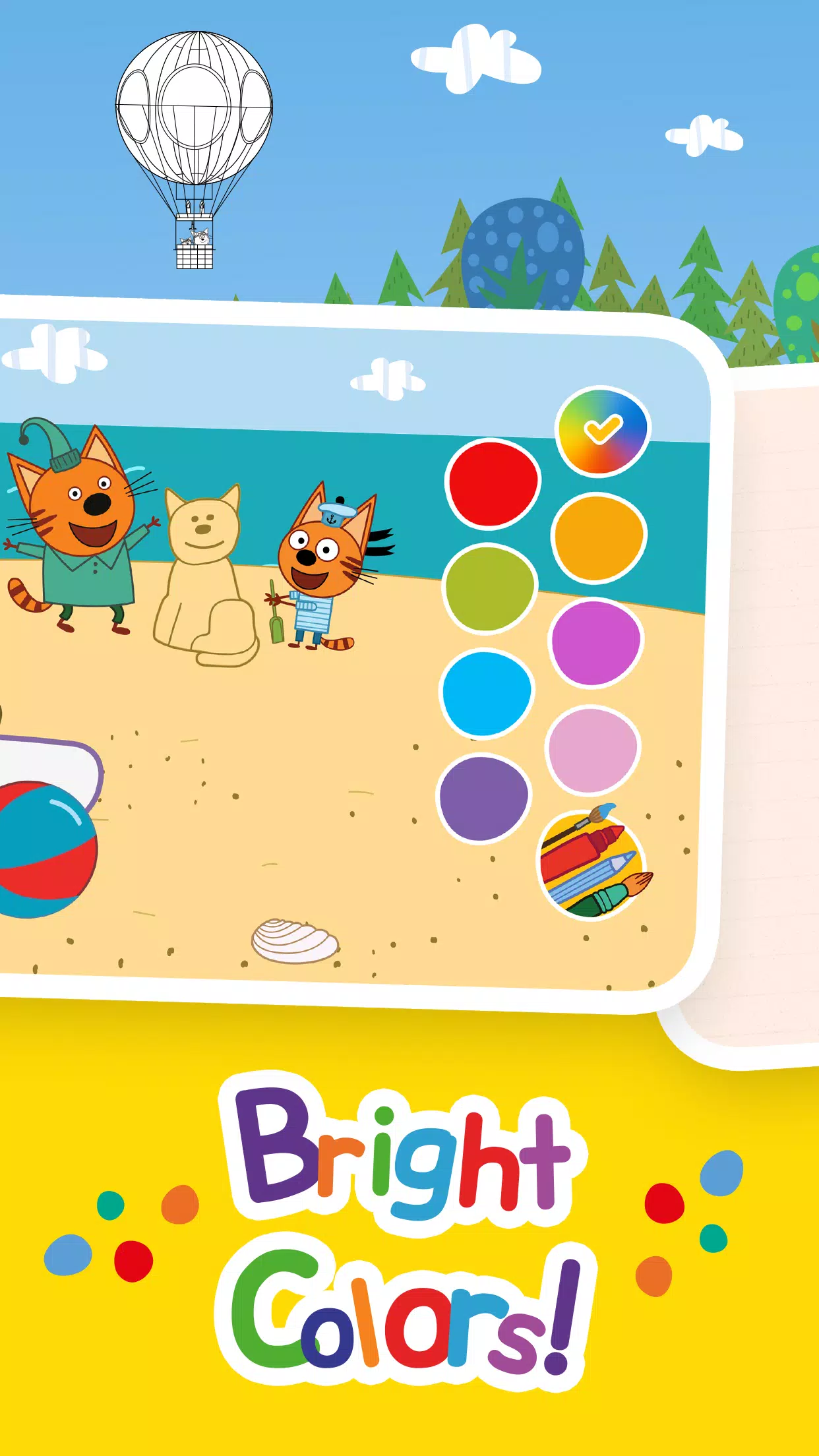 Schermata Kid-E-Cats: Draw & Color Games 2