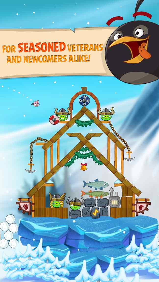 Angry Birds Seasons ภาพหน้าจอ 1