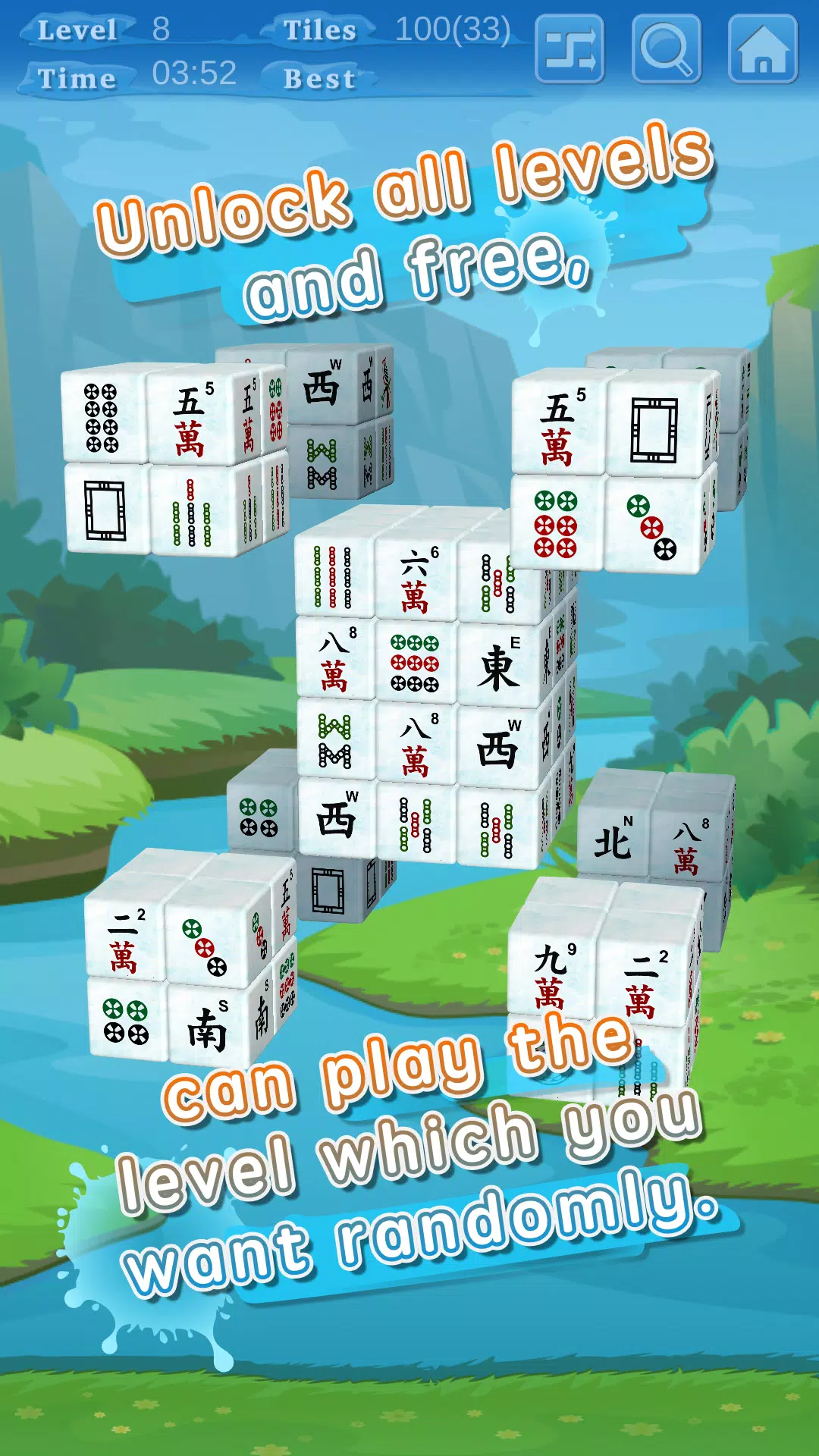 Stacker Mahjong 3D Ekran Görüntüsü 2