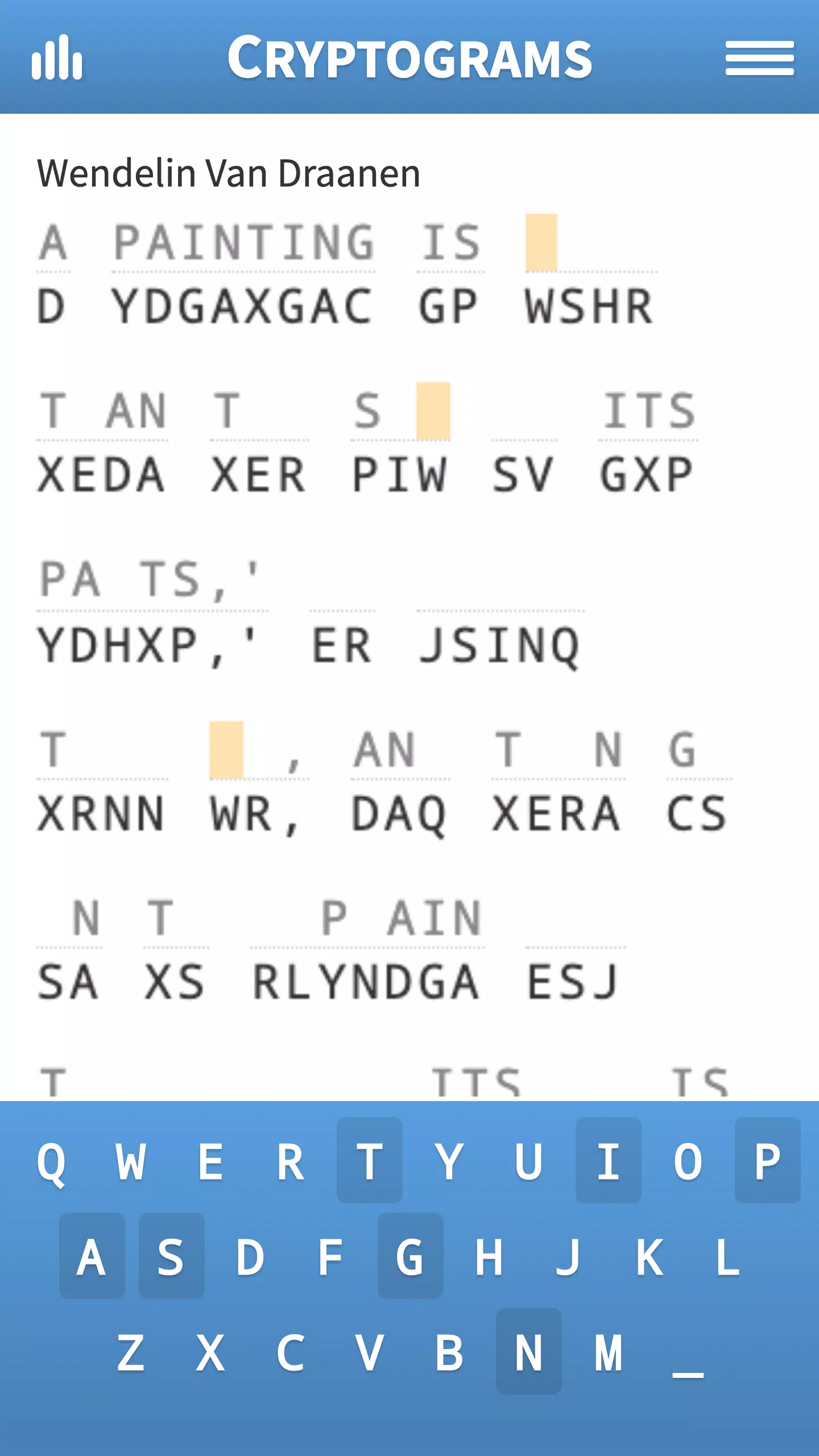 Cryptogram · Puzzle Quotes Capture d'écran 0