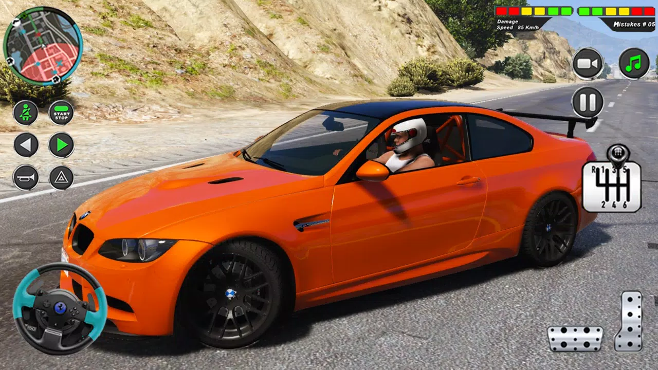 Modern Car Advance Driving 3D Captura de tela 3