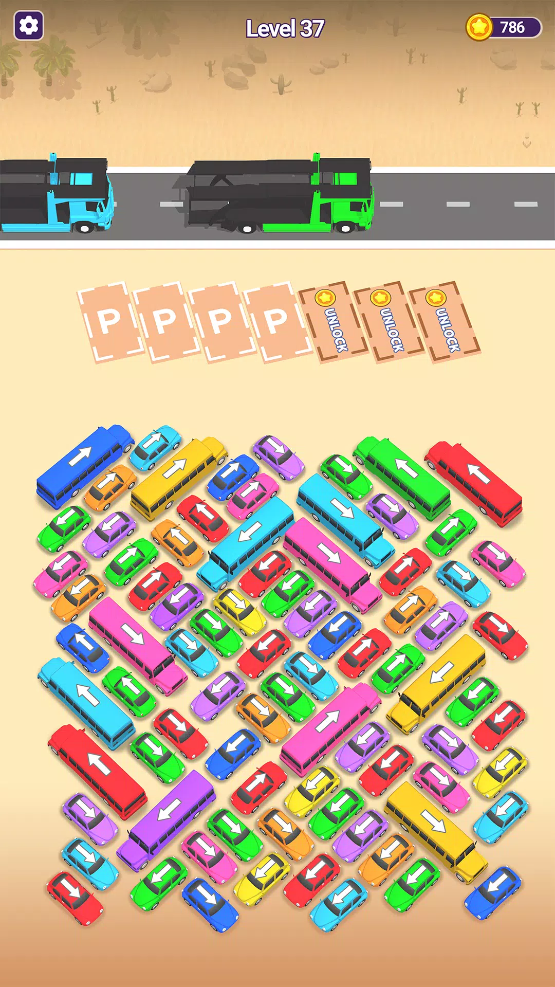 Mini Car Jam: Parking Puzzle Screenshot 1