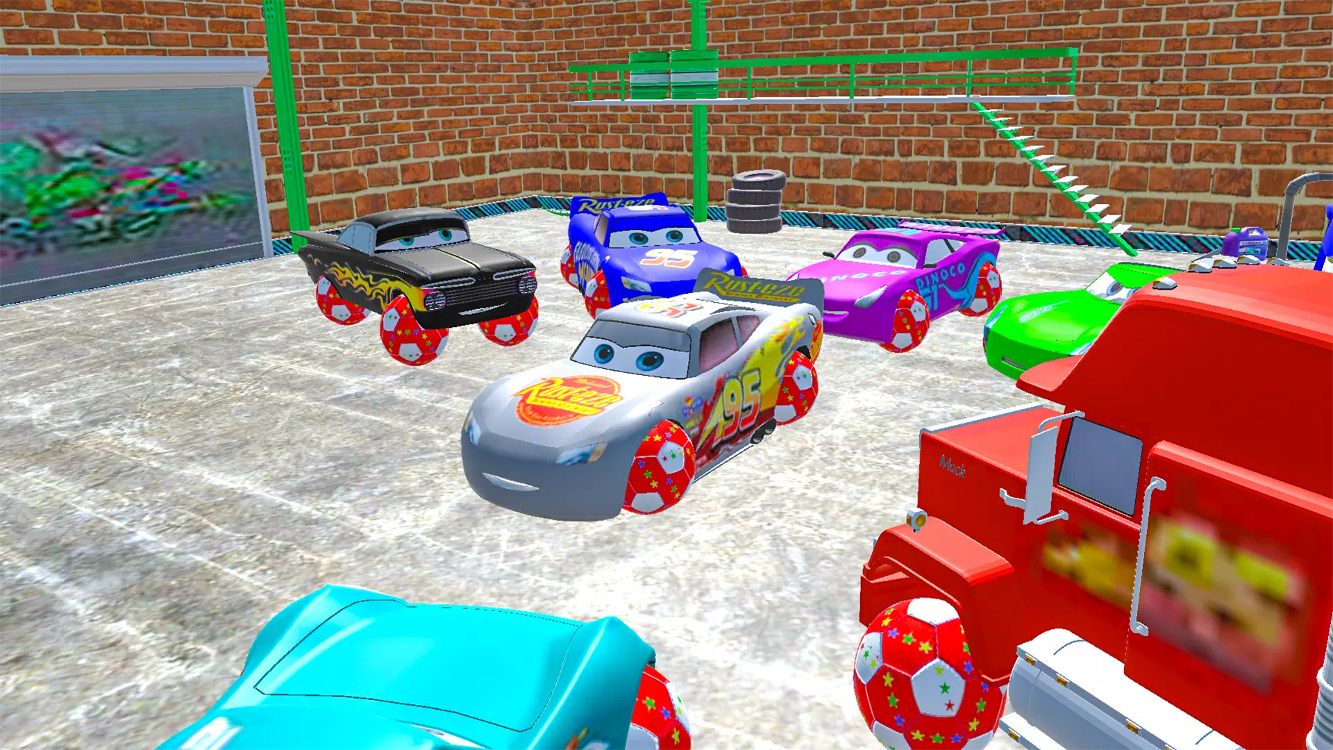 McQueen and Crazy Racing Cars Screenshot 1