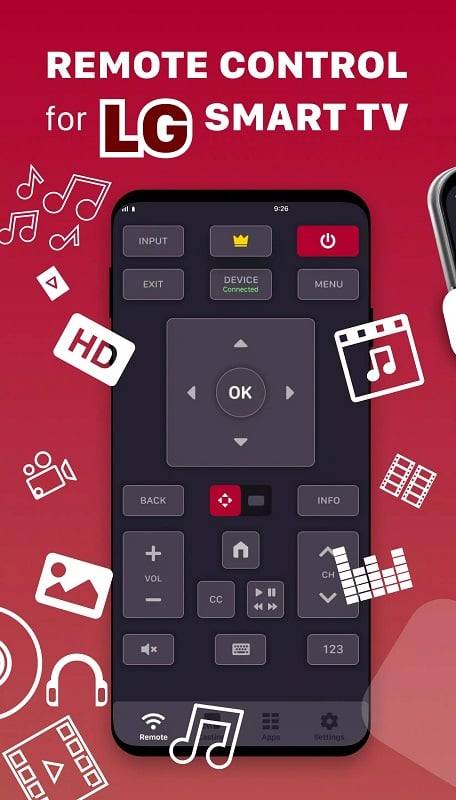 Smart TV Remote: Smart ThinQ Ảnh chụp màn hình 1