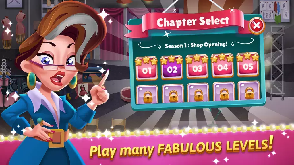 Model Salon Dash: Fashion Game Ảnh chụp màn hình 3