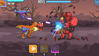 CyberDino: T-Rex vs Robots 스크린샷 2