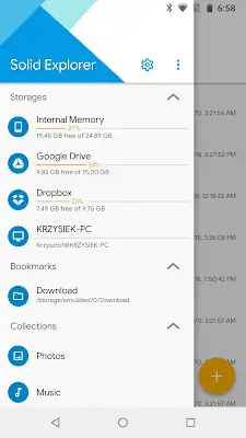 Solid Explorer File Manager Captura de pantalla 1