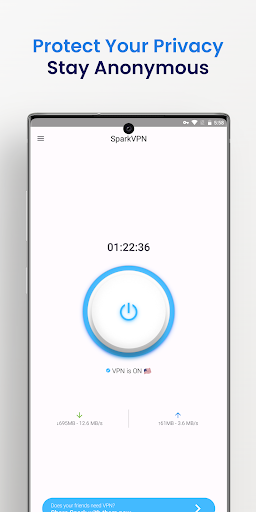 Spark VPN : Fast Secure VPN Schermafbeelding 2