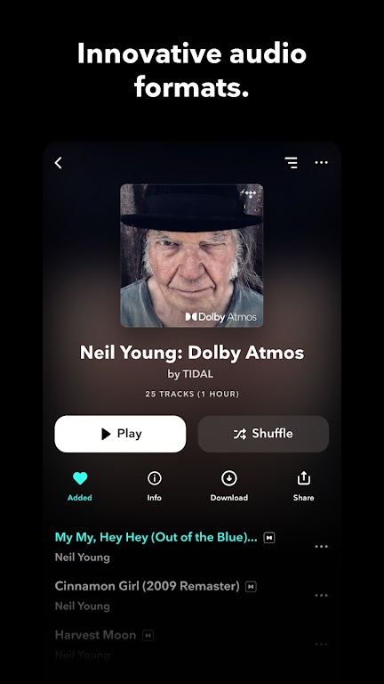 TIDAL Music: HiFi sound Screenshot 2