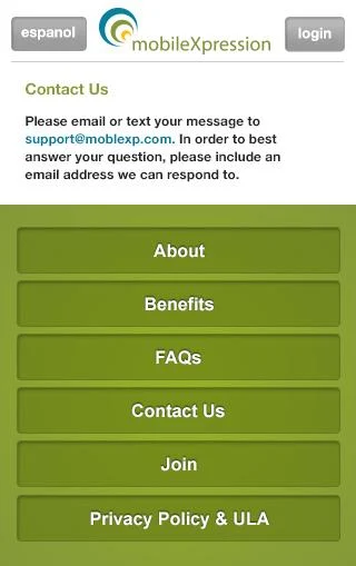 MobileXpression Connect ဖန်သားပြင်ဓာတ်ပုံ 1