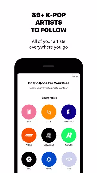 theQoos: K-Pop News, Friends, Music & Community Capture d'écran 1