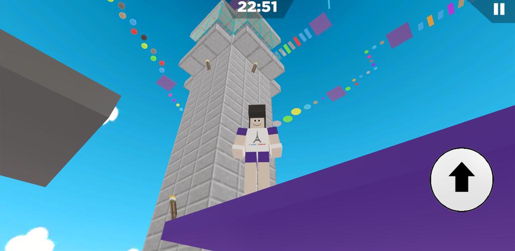 Mega Tower escape parkour স্ক্রিনশট 0