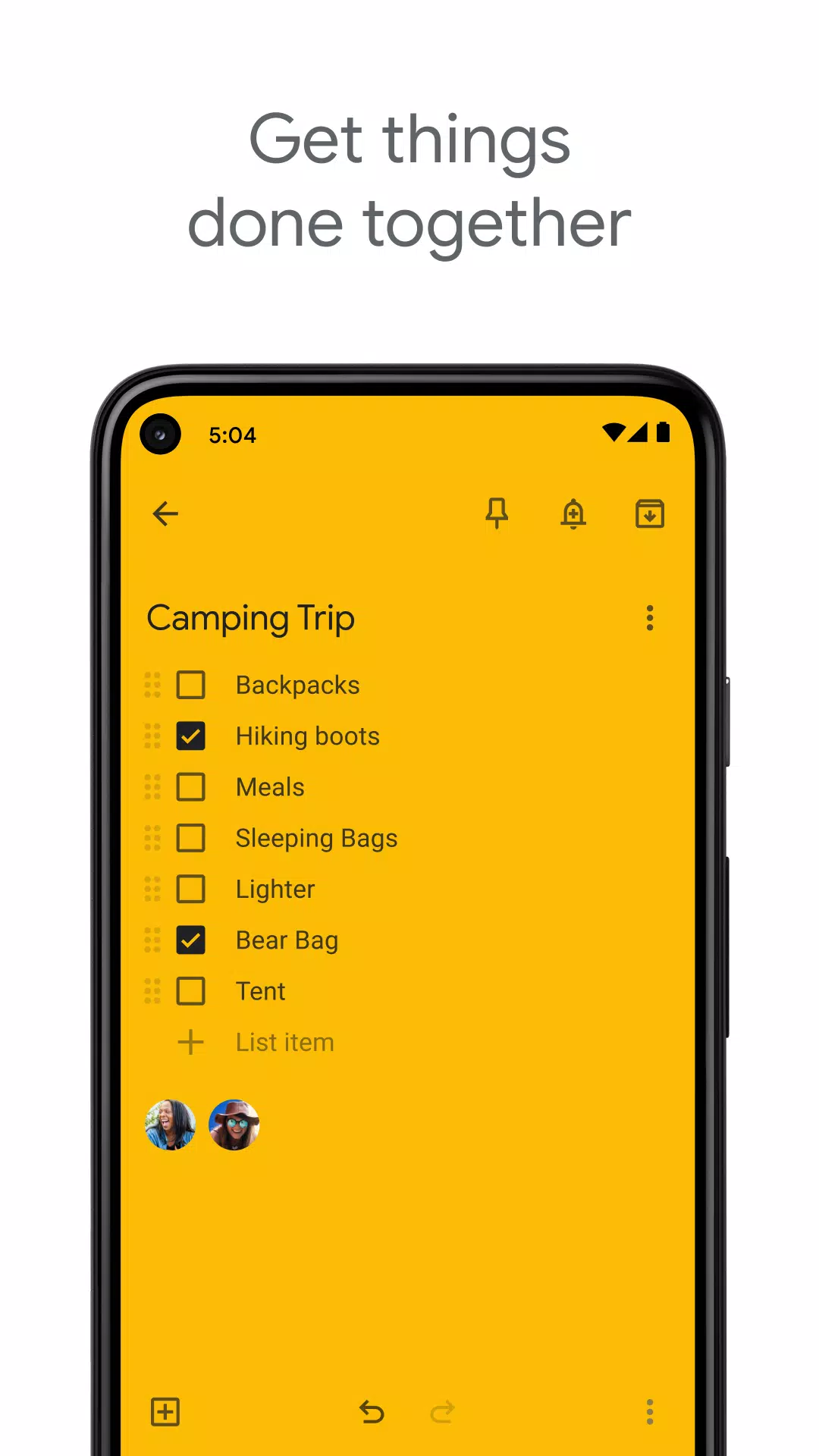 Google Keep - Notes and Lists ဖန်သားပြင်ဓာတ်ပုံ 1