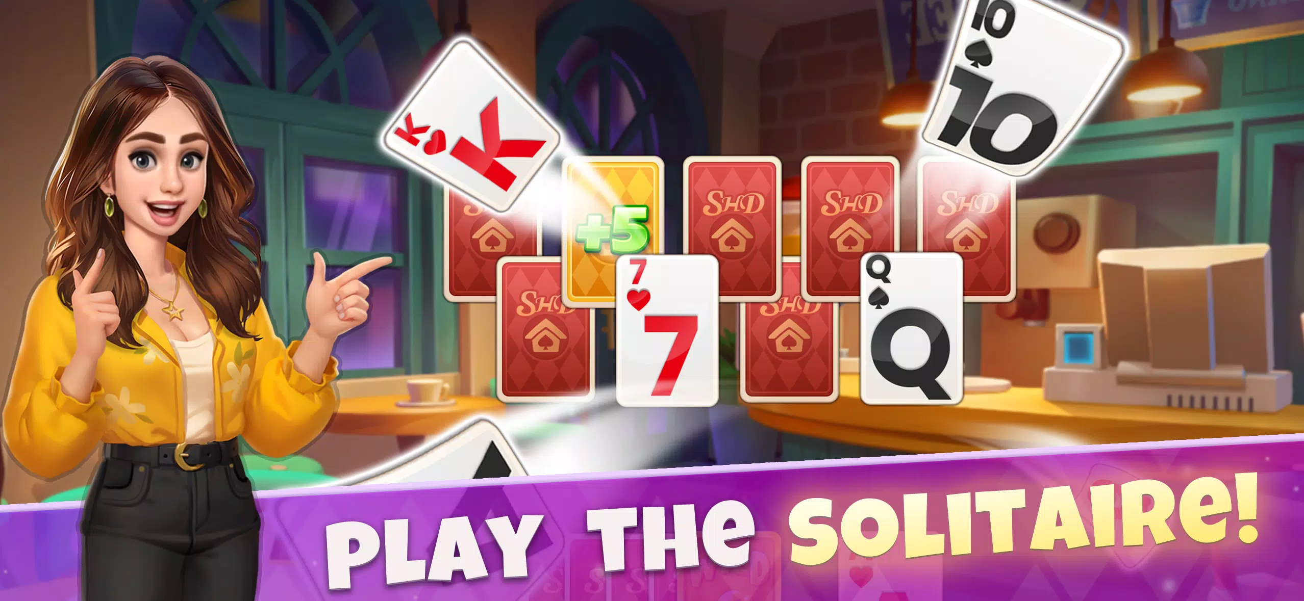 Solitaire Home Design Captura de tela 1